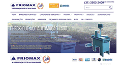 Desktop Screenshot of friomax.com.br