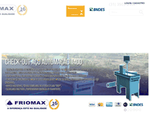 Tablet Screenshot of friomax.com.br